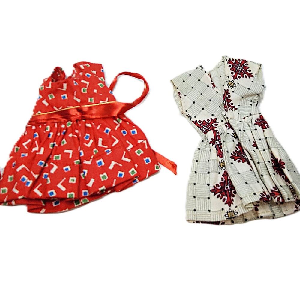 1960's Vintage Skipper Clothing, 2 Dresses Homemade?